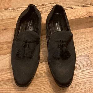 Elegant Black Tassel Loafers for Men
